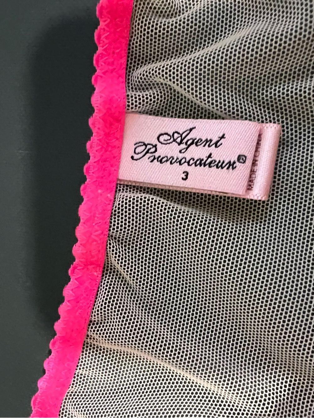 Agent Provocateur Sheer Ruffle Polka Dot Bikini Brief sz3 - Picture 3 of 5